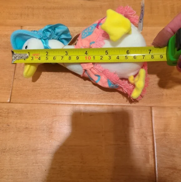 ✅NWT Mother Goose Nursery plush rainbow designs Peter rabbit vintage plush Duck - Picture 10 of 10